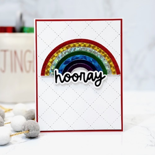 Hooray for Rainbows Card by Jennifer Ingle for Scrapbook Adhesives by 3L