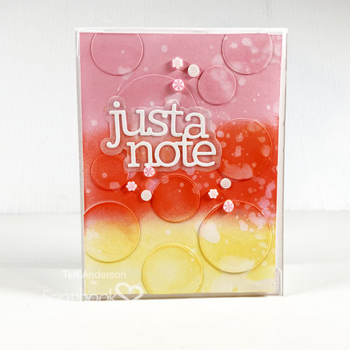 Faux Embossed Cards by Teri Anderson for Scrapbook Adhesives by 3L