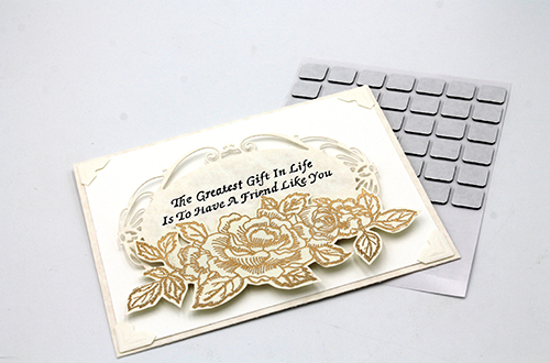 Simple and Elegant Friendship Card by Tracy McLennon for Scrapbook Adhesives by 3L